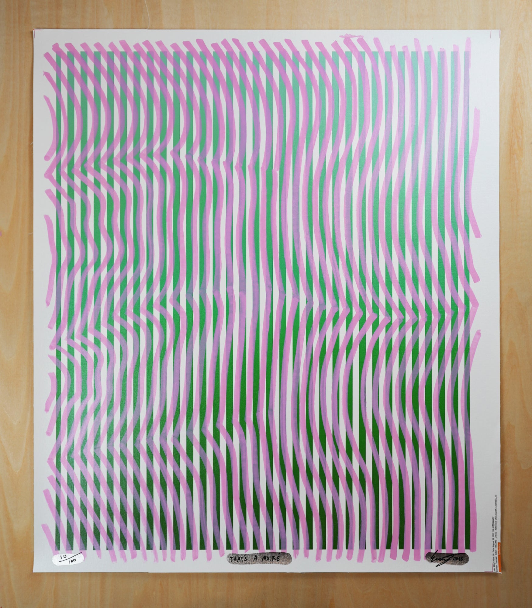"That's a Moiré" 1-24
