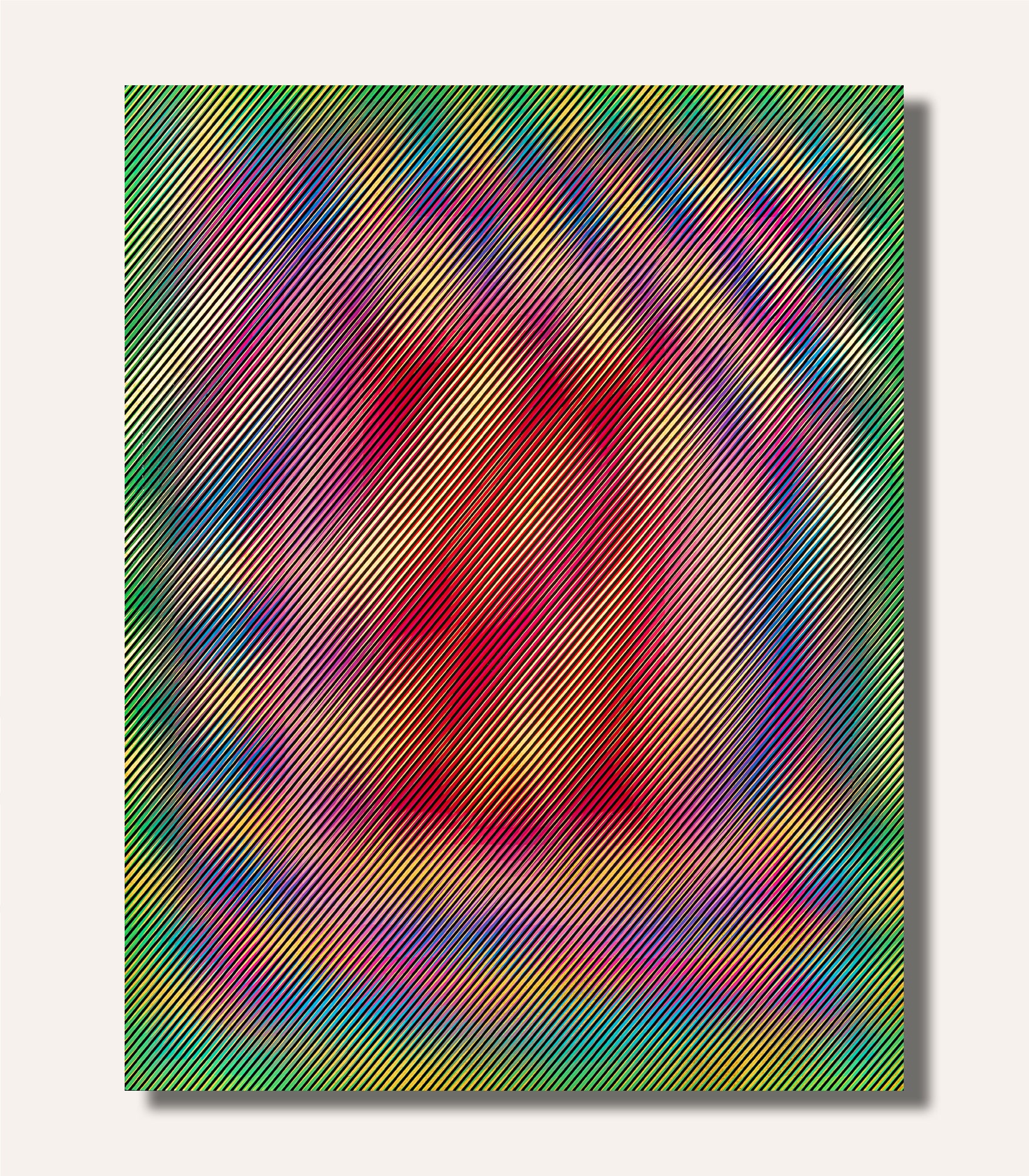 "A Coat of Many Colors" 16in x 20in Metal Print