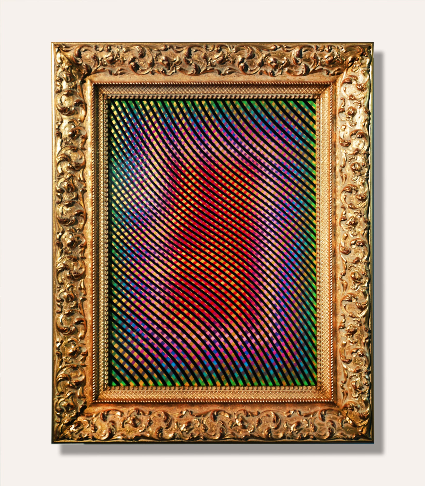 "A Coat of Mini Colors" Metal Print 12x16"