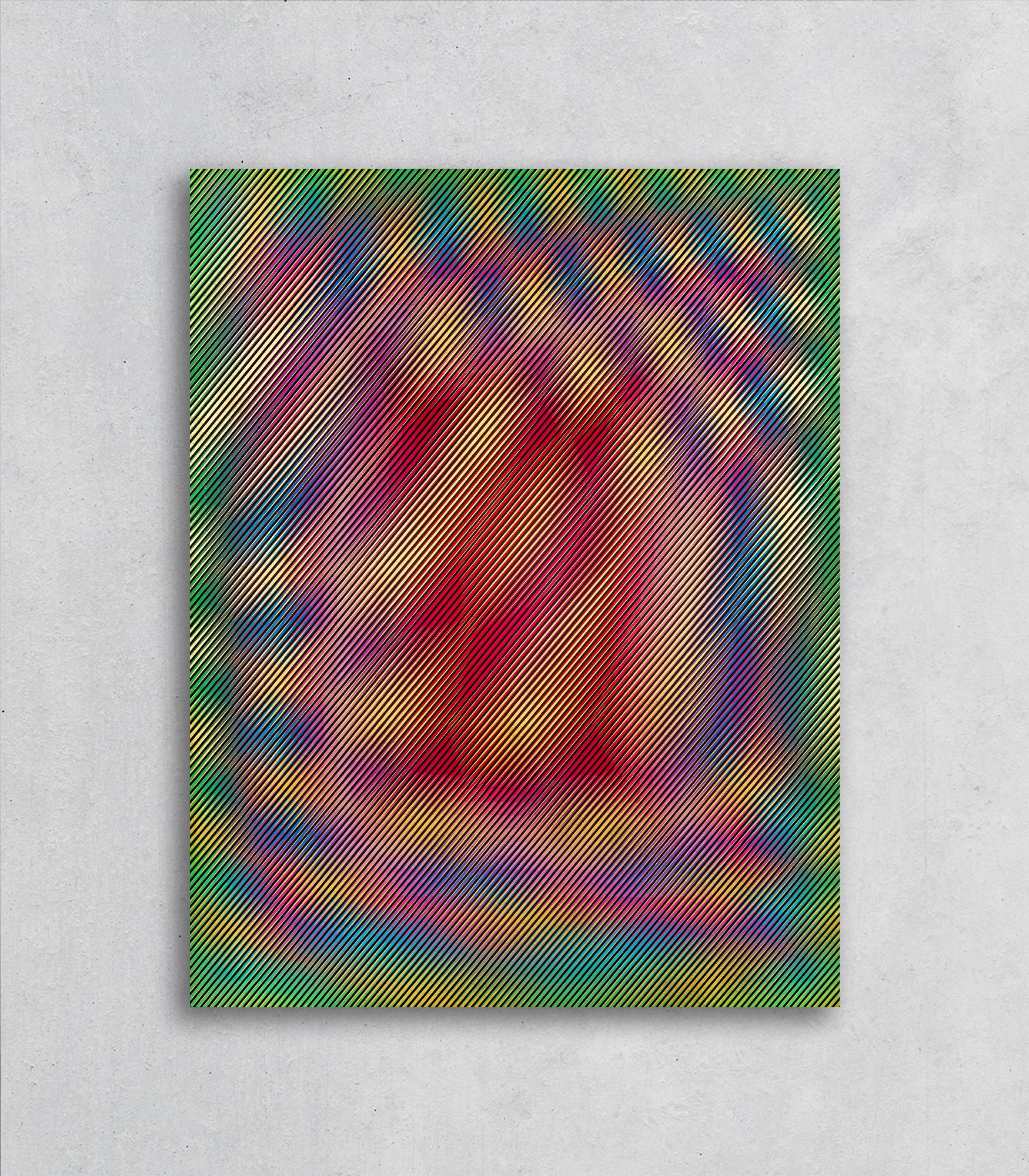 "A Coat of Many Colors" 16in x 20in Metal Print