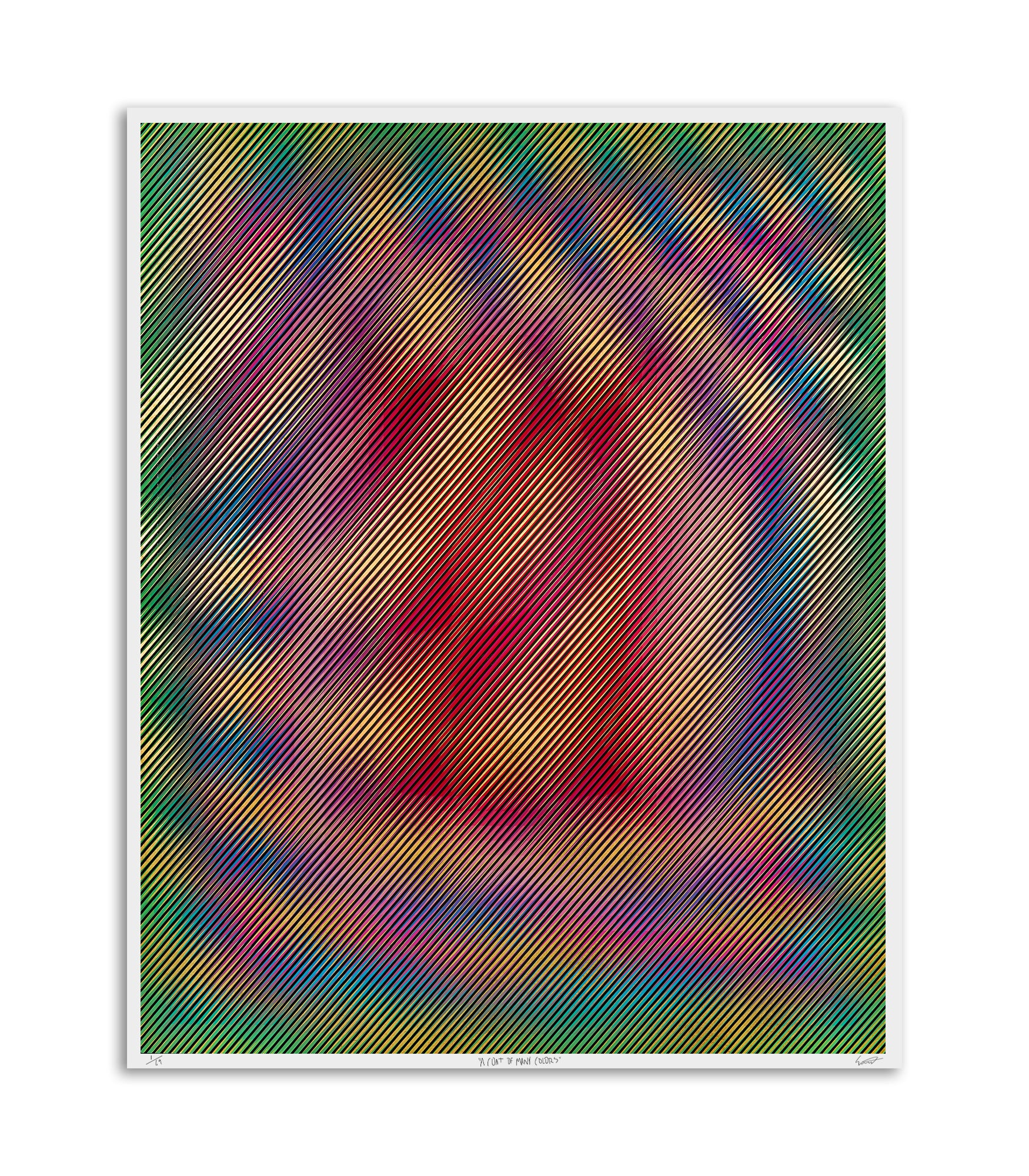 Paper Print- "A Coat of Many Colors"