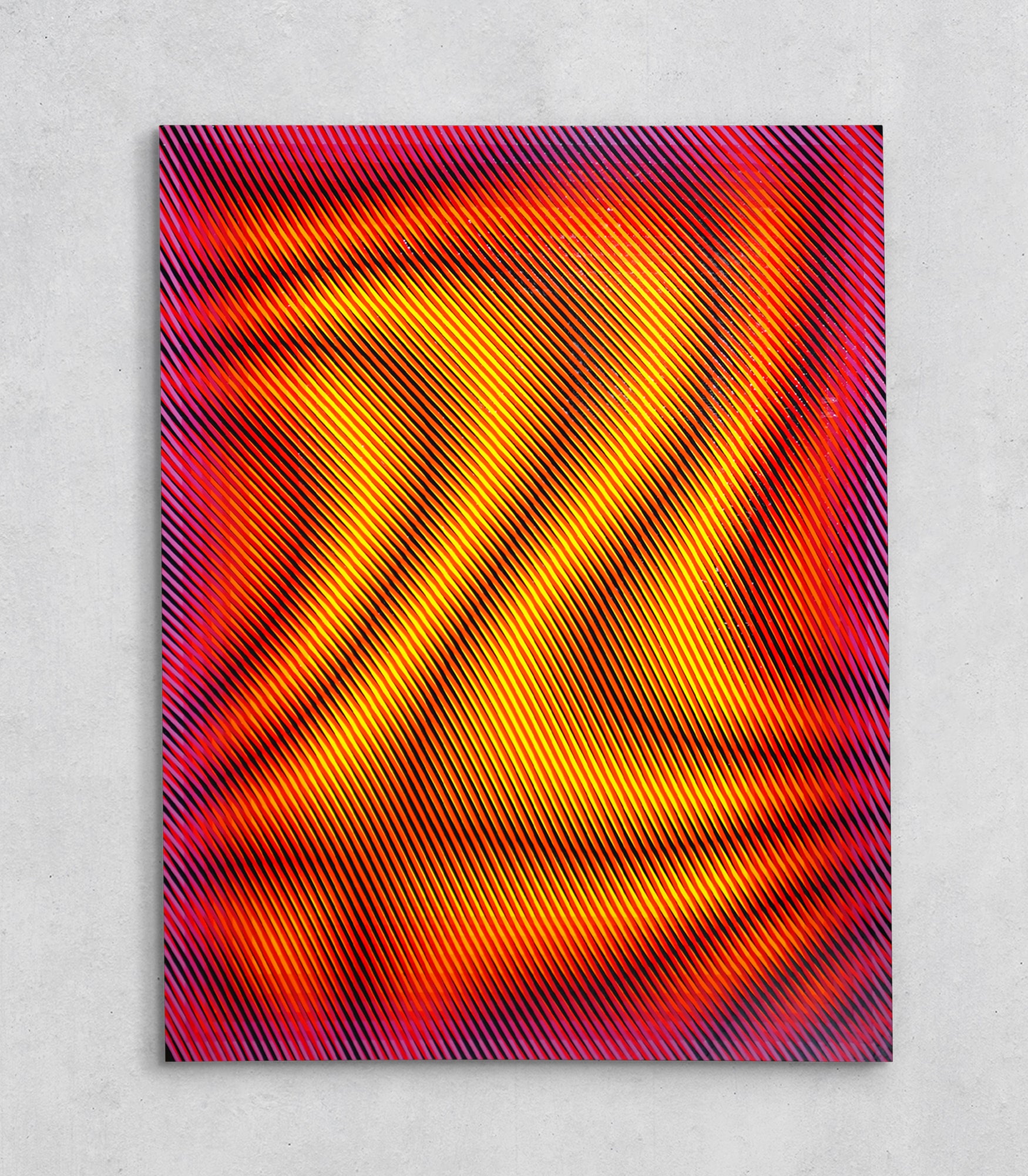 "STRESS INJECTION" Metal Print